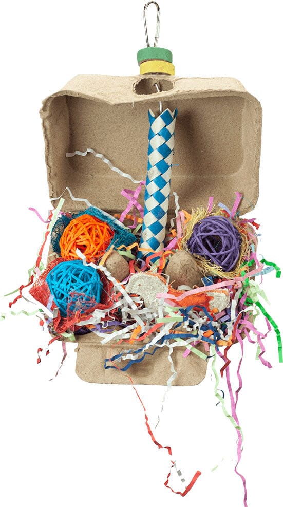 A&E Cage Happy Beaks Egg-Stravaganza Bird Toy - Medium