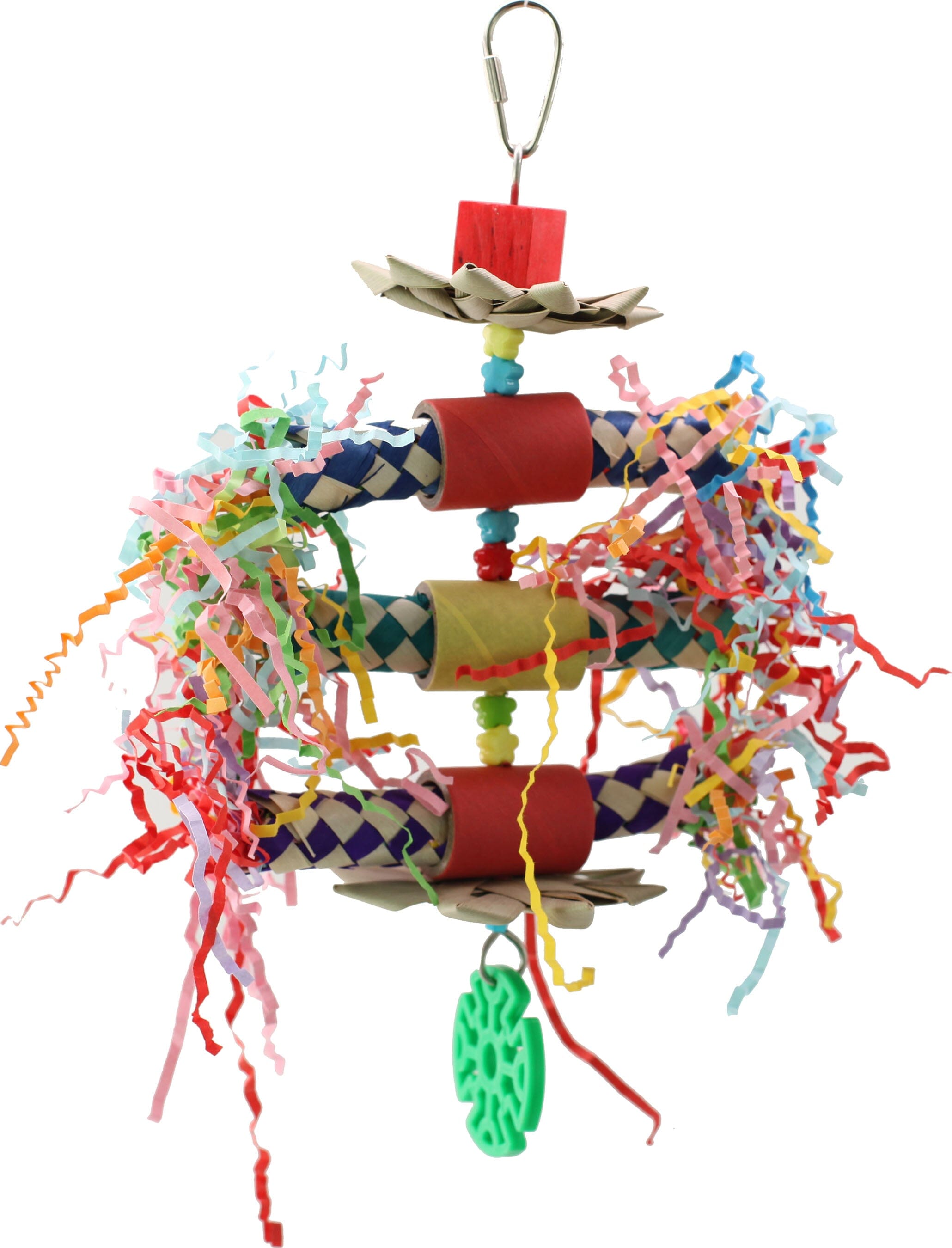 A&E Cage Happy Beaks Jumping Jack Bird Toy - 10.24 X 6.75 X 6.75