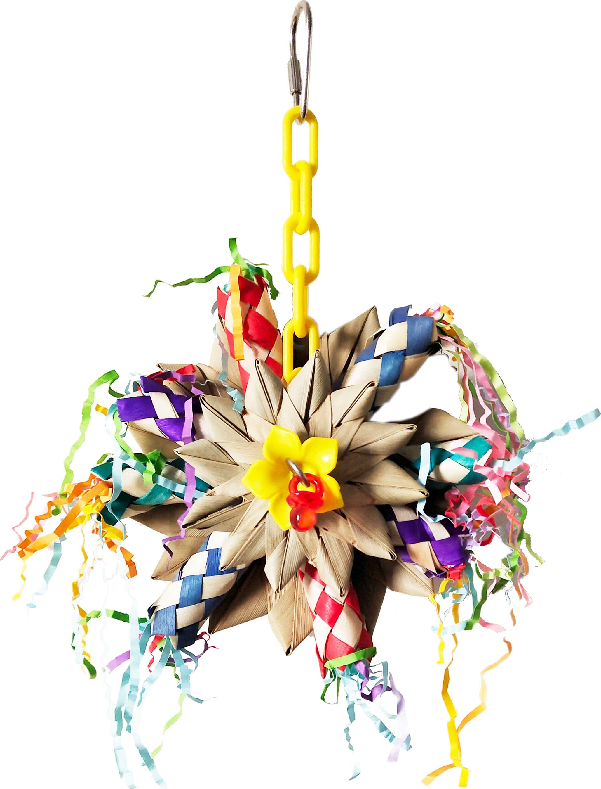 A&E Cage Happy Beaks Pinwheel Bird Toy - 7.09 X 2.5 X 5.5 In