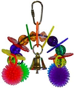 A&E Cage Happy Beaks Rainbow Bridge Bird Toy - 5 X 4 In