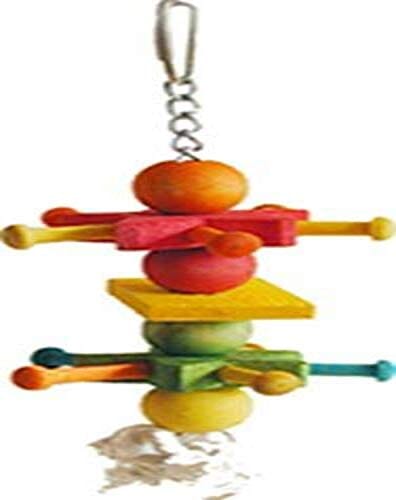 A&E Cage Happy Beaks Wooden Cowboy Spur Wood Bird Toy - 2.5 X 9.5 In