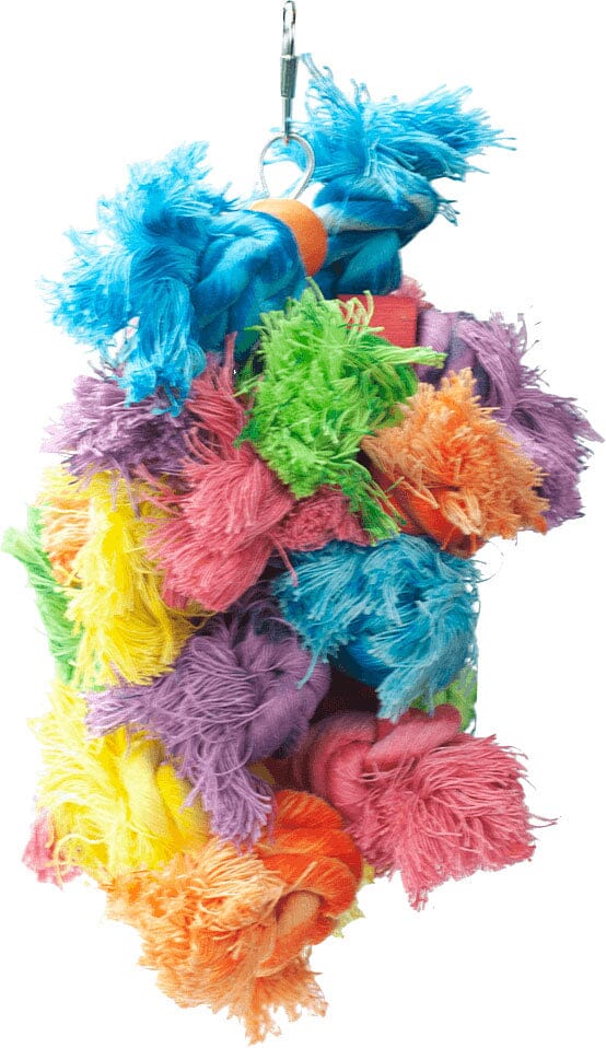A&E Cage Happy Beaks Woolly Monster Bird Toy - Medium