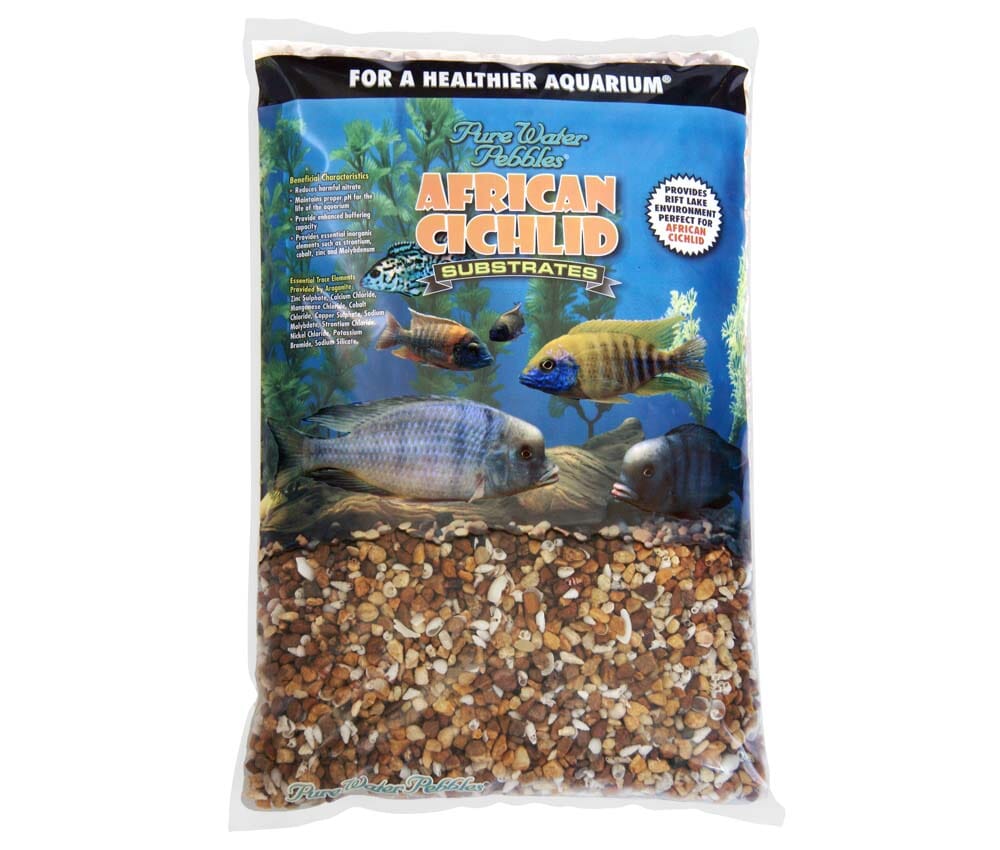 African Cichlid Substrates Malawi Mix Dry Aquarium Gravel - 20 lb - 2 Count