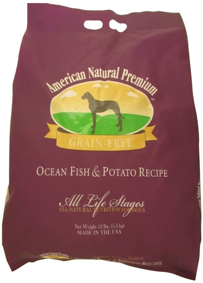 American Natural Grain Free Ocean Fish and Potato Dry Dog Food - 12 lb Bag