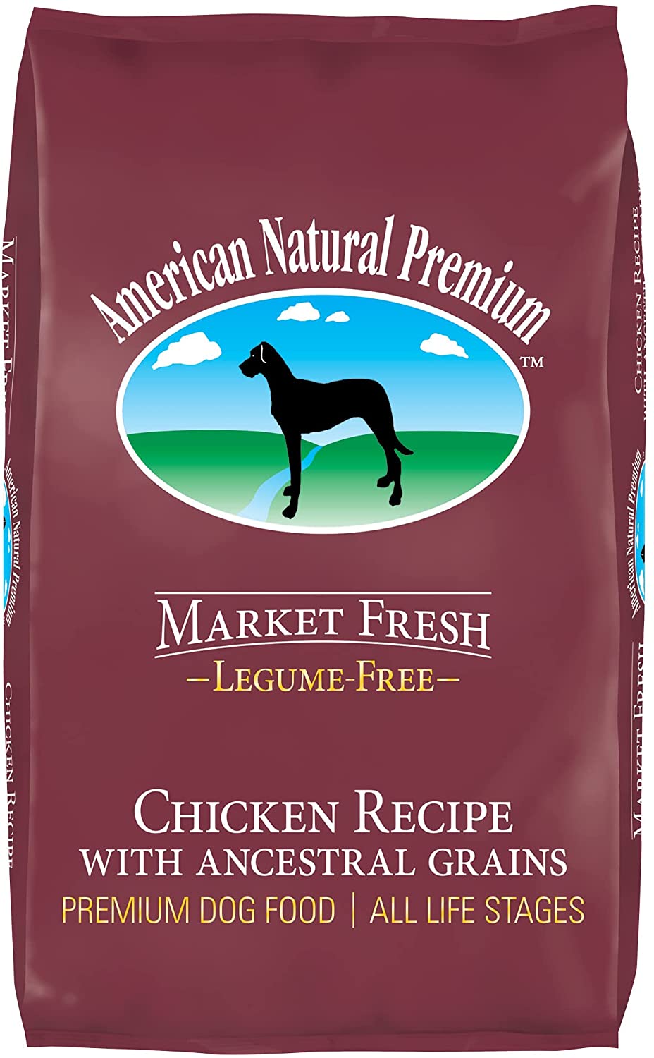 American Natural Market Fresh Legume Free Chicken with Ancestral Grains Dry Dog Food - 30 lb Bag