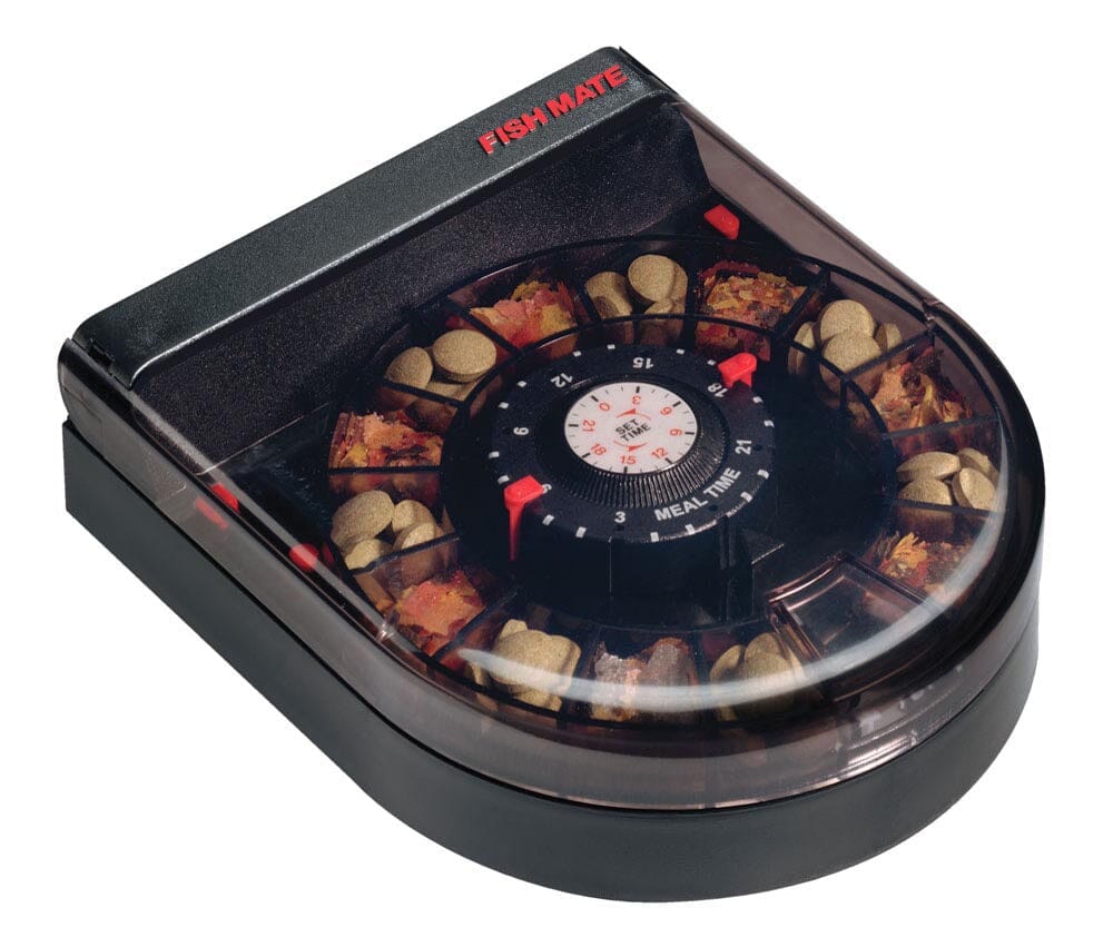 Ani Mate F14 Aquarium Automatic Fish Feeder - Black