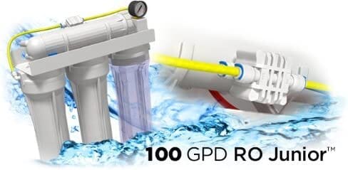 Aquatic Life Classic 4-Stage Ro/Di Unit Aquatics Reverse Osmosis - 100 Gpd  