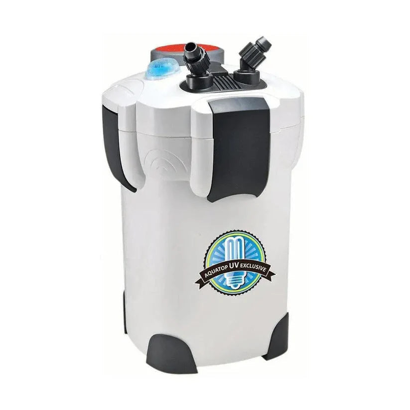 Aquatop 4-Stage Aquarium Canister Filter with Uv Sterilizer - 75 - 125 Gal