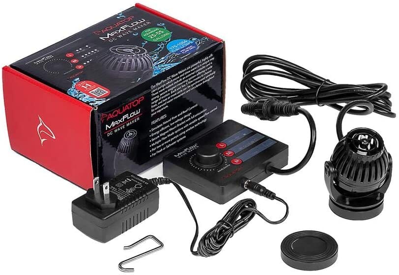 Aquatop Maxflow DC Wavemaker with Controller Aquatics Air Control - Black - 1057 GPH