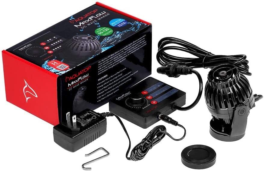 Aquatop Maxflow DC Wavemaker with Controller Aquatics Air Control - Black - 2113 GPH