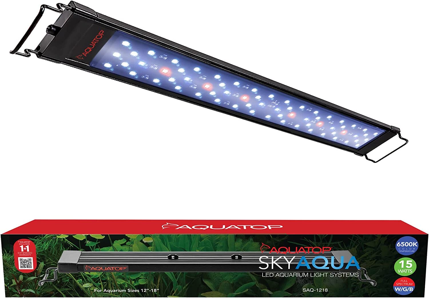 Aquatop Skyaqua Ultrabright LED Aquarium Light System - 12 - 18 In