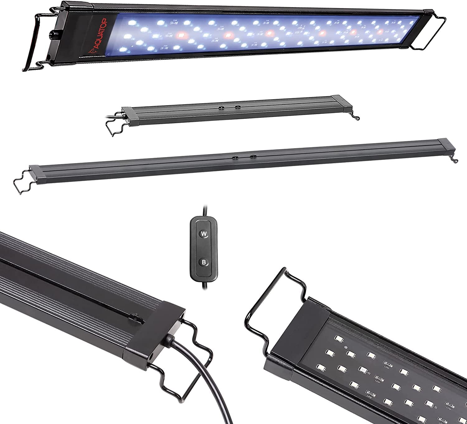 Aquatop Skyaqua Ultrabright LED Aquarium Light System - 12 - 18 In