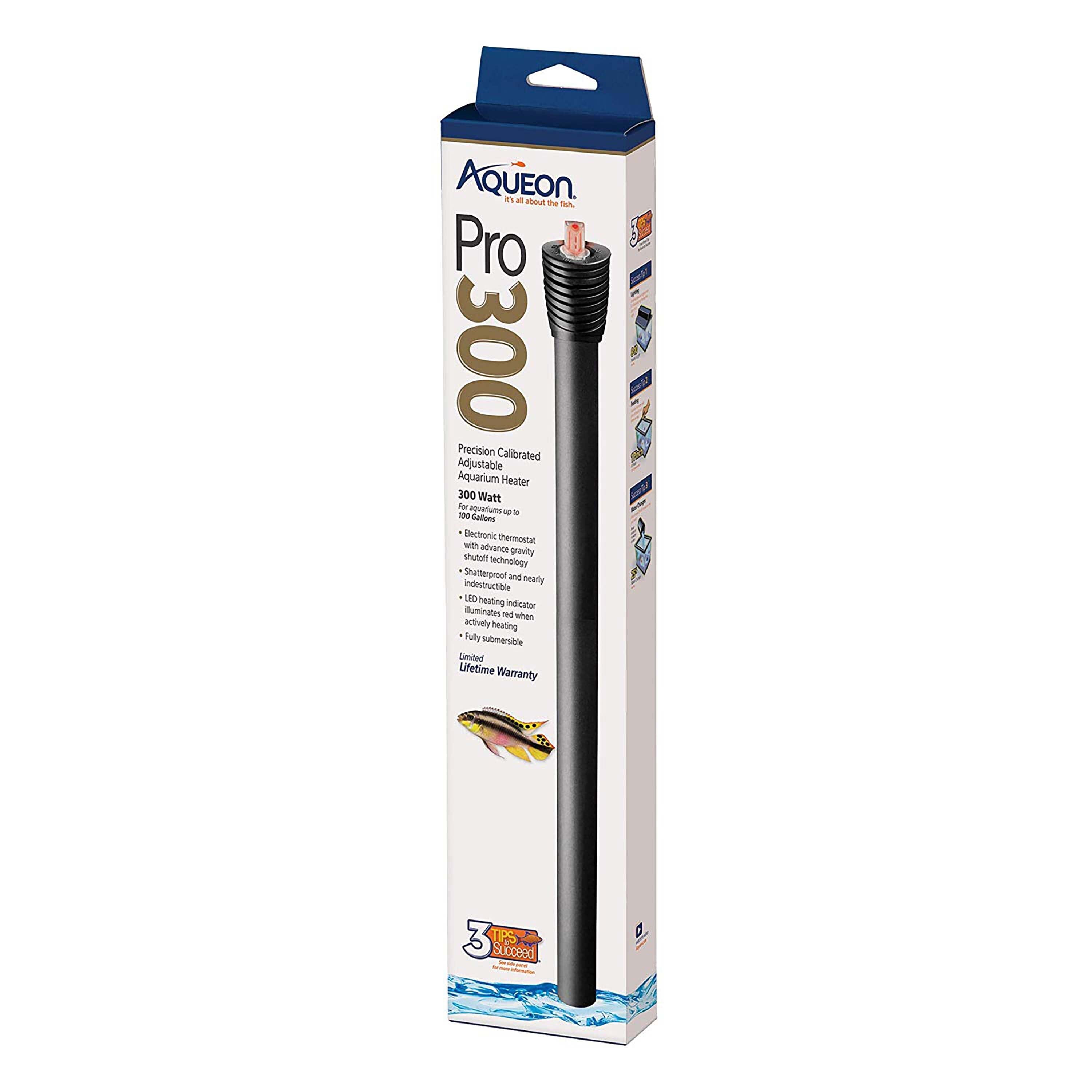 Aqueon Adjustable PRO Aquarium Heater - Up To 100 gal - 300 W