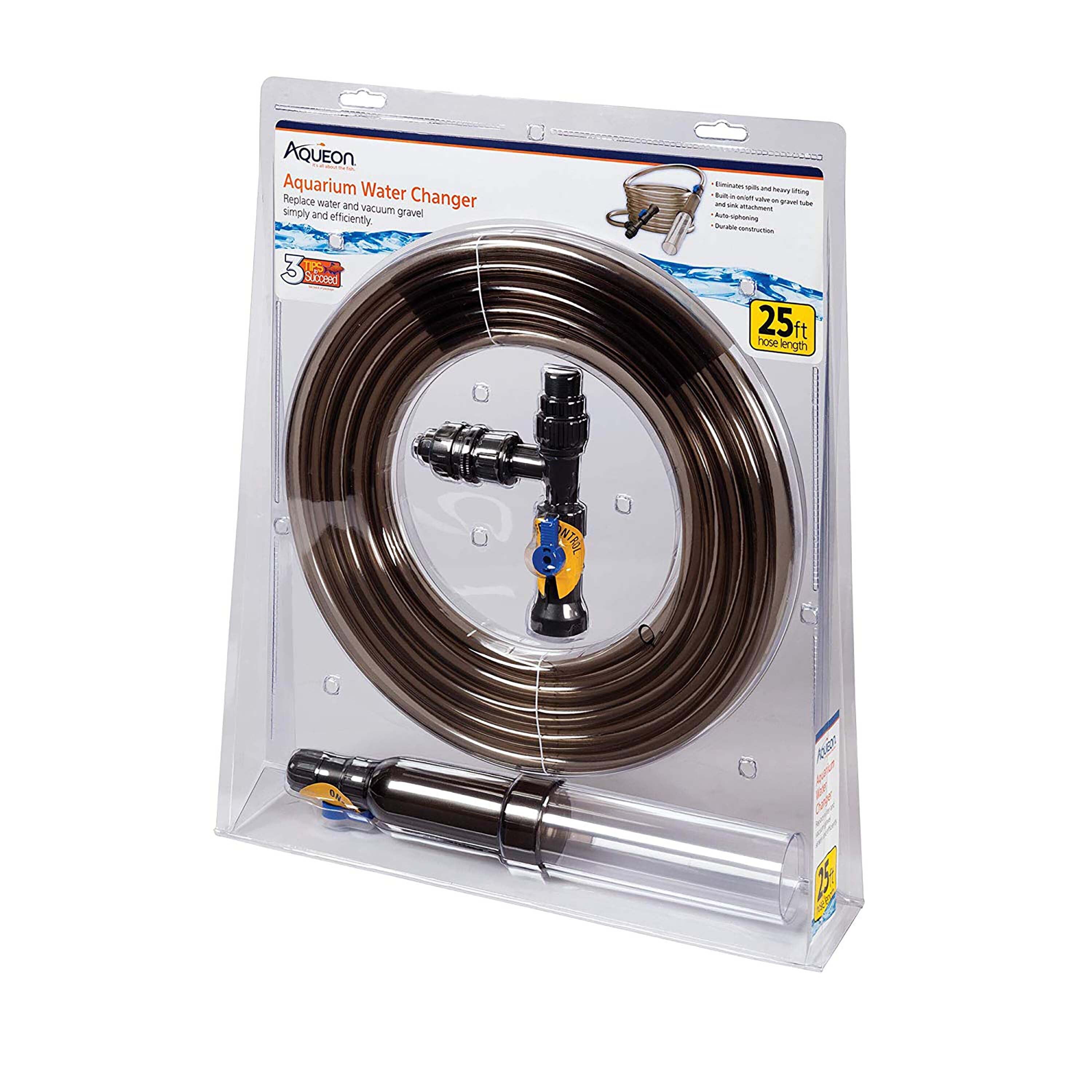 Aqueon Aquarium Water Changer - 25 ft Hose Length
