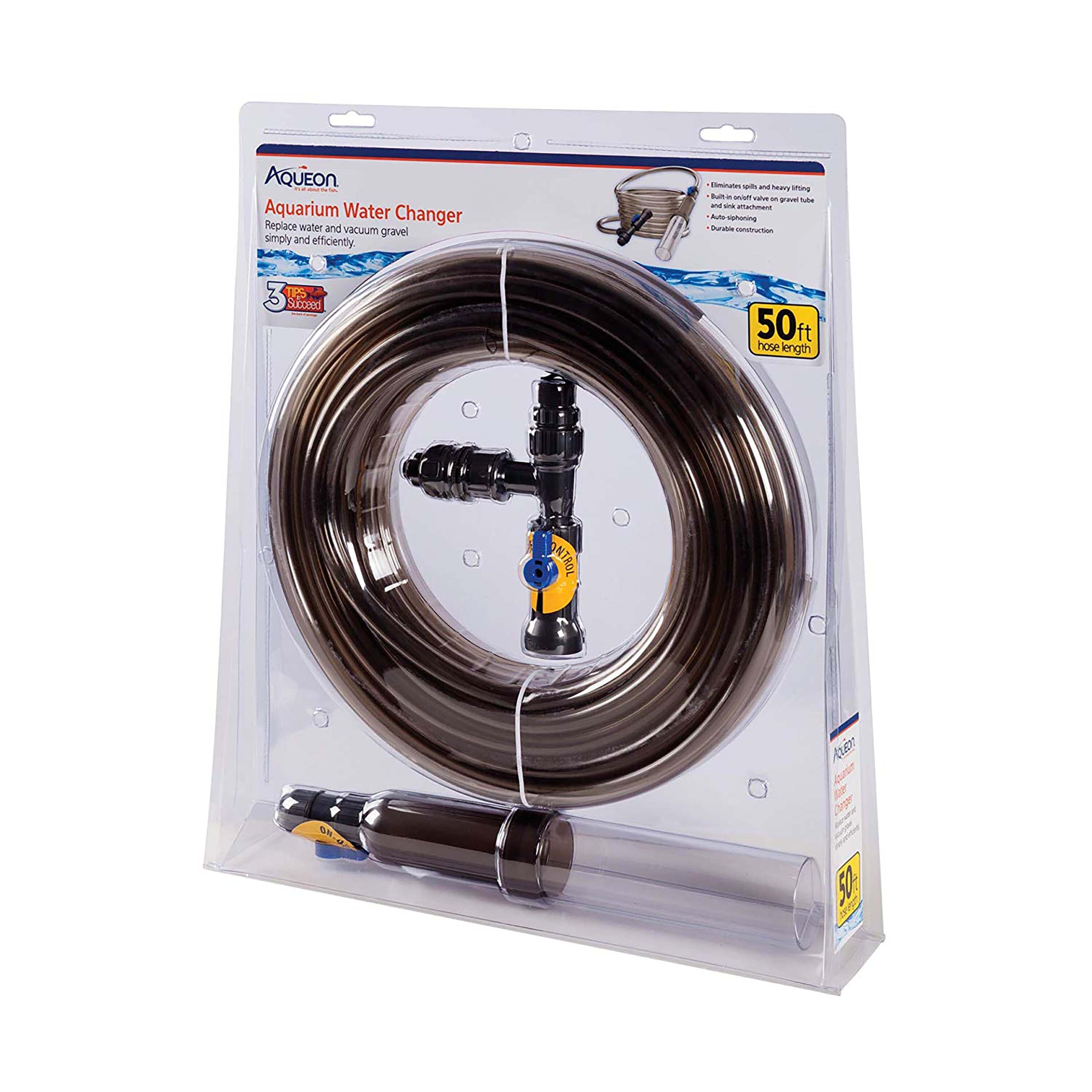 Aqueon Aquarium Water Changer - 50 ft Hose Length