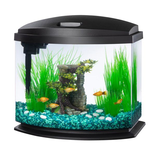Aqueon LED MiniBow 5 - Black - 5 gal