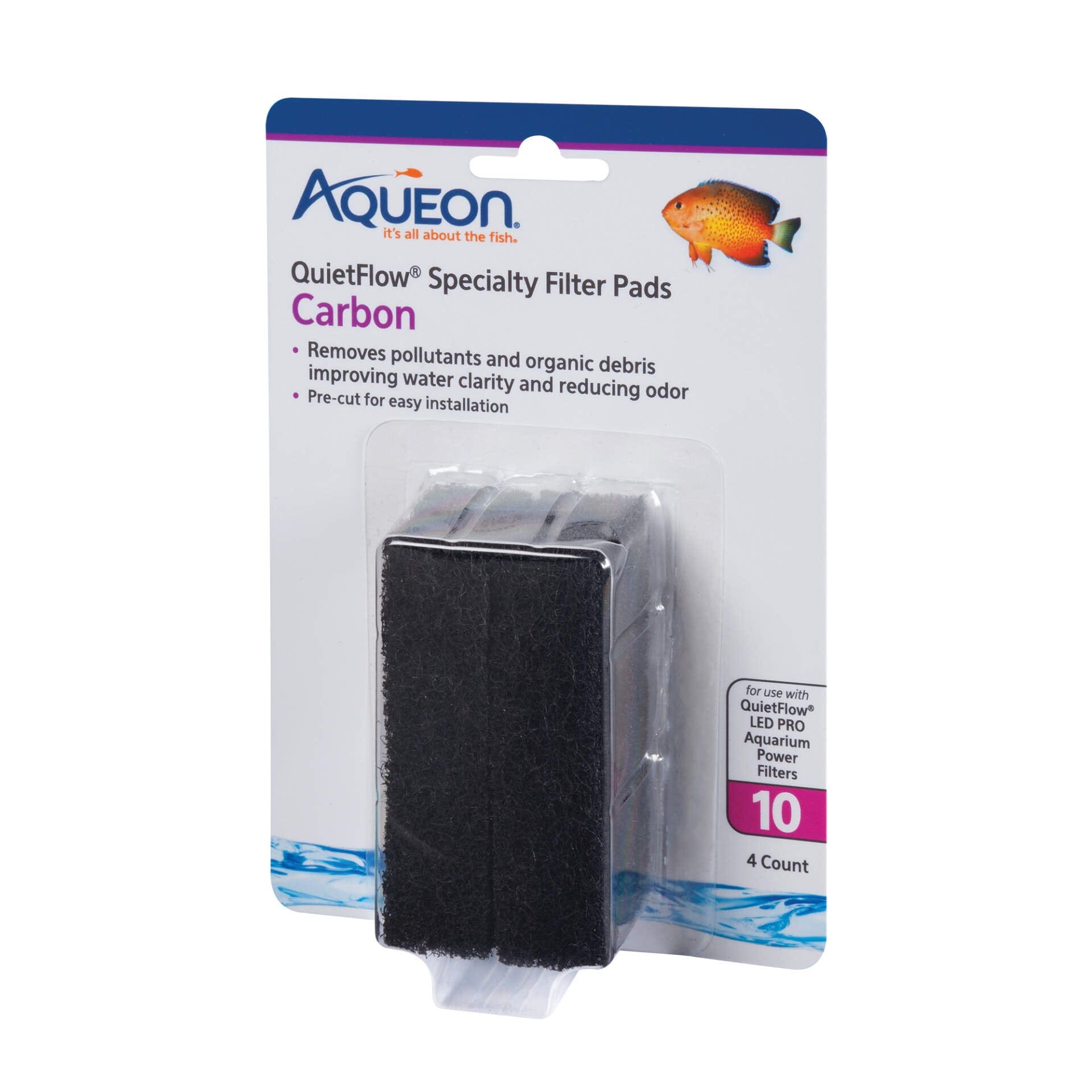 Aqueon Replacement Specialty Filter Pads Carbon - 10