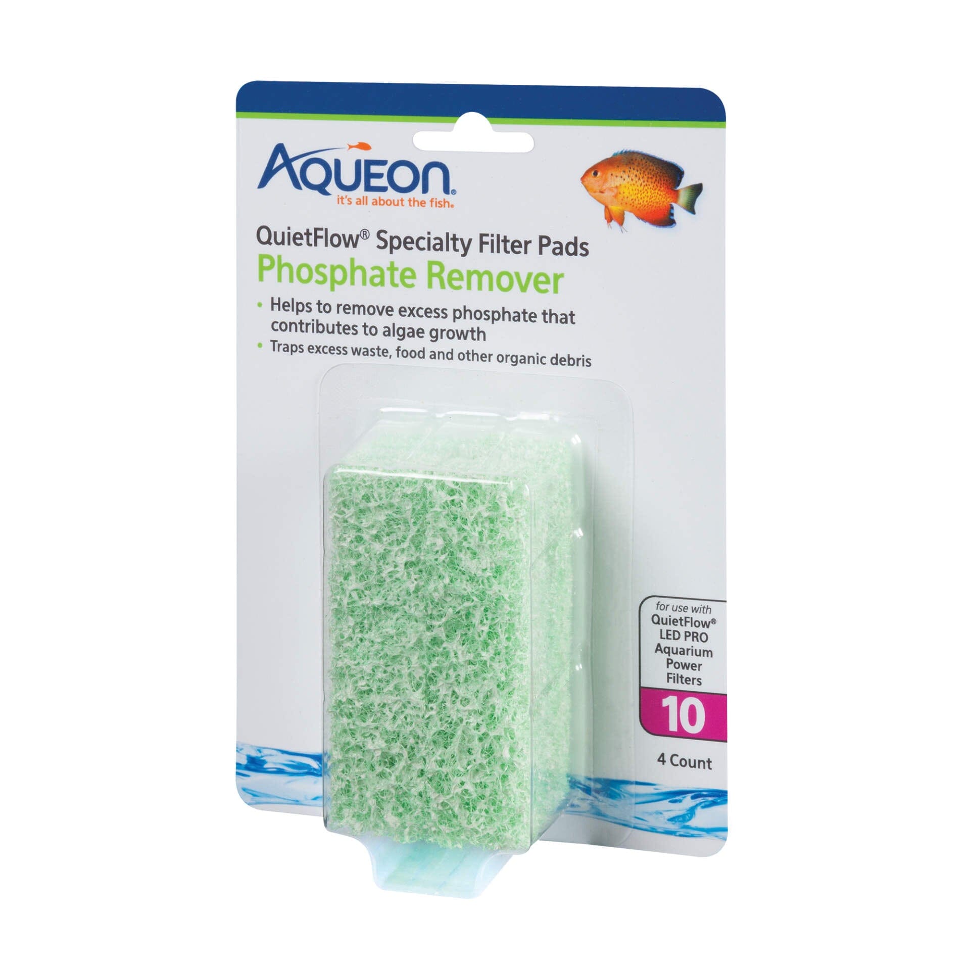Aqueon Replacement Specialty Filter Pads Phosphate Remover - 10