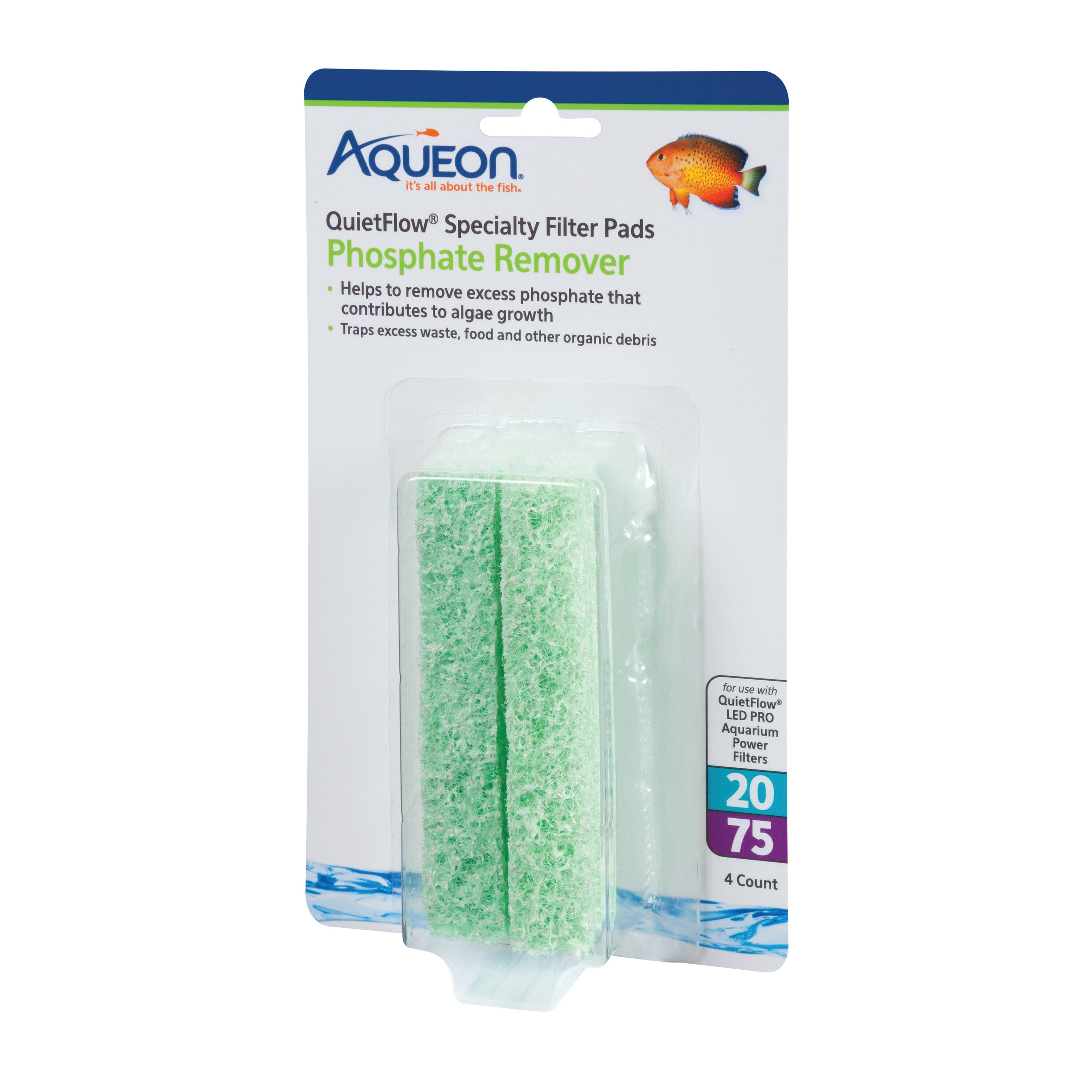 Aqueon Replacement Specialty Filter Pads Phosphate Remover - 20/75