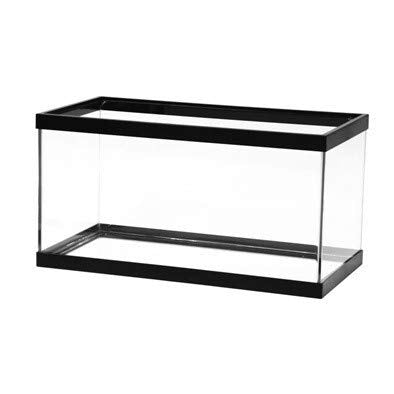 Aqueon Standard Aquarium - Black Frame - 15 gal - Clear Silicone