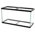 Aqueon Standard Glass Rectangle Aquarium Black Silicone - Black - 90 gal