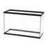Aqueon Standard Glass Rectangle Aquarium Clear Silicone - Black - 29 gal
