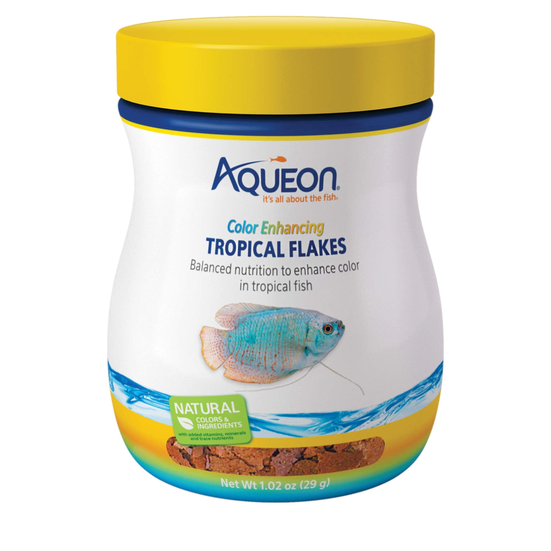 Aqueon Tropical Flakes Color Enhancing - 1.02 Oz Color