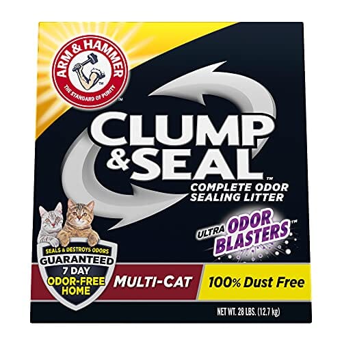 Arm & Hammer Clump & Seal Multi-Cat Cat Litter - 28 Lbs