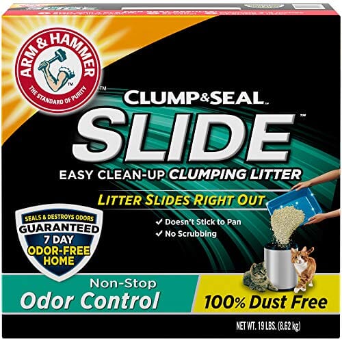 Arm & Hammer Slide Odor Control Clumping Cat Litter - 19 Lbs - 2 Pack