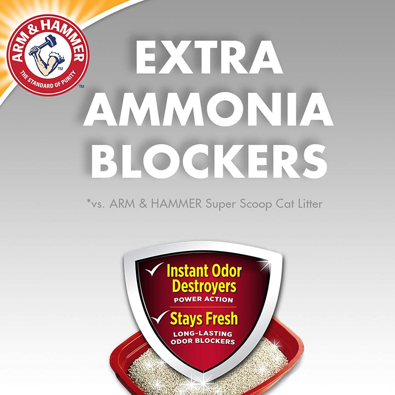Arm & Hammer Super Scoop Clumping Cat Litter - Fragrance Free - 14 Lbs - 3 Pack