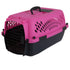 Aspen Fashion Pet Porter Dog Kennel Hard-Sided - Dark Pink and Black - 23 in