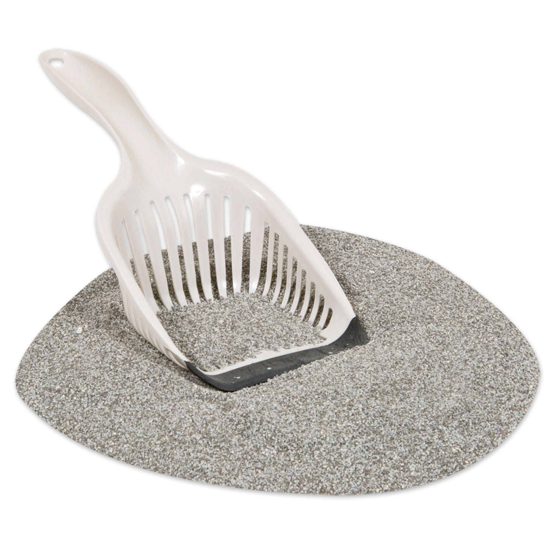 Aspen No Tear Cat Litter Scoop Pearl White - One Size