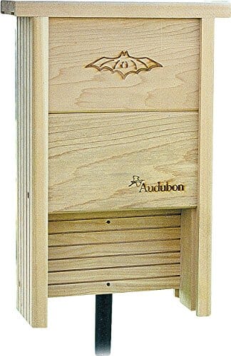 Audubon Cedar Bat Shelter Bat House - Tan - 4.25 X 12 X 15.9 In