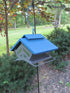 Audubon Chalet Wild Bird Feeder - Blue - 4 Lbs Cap