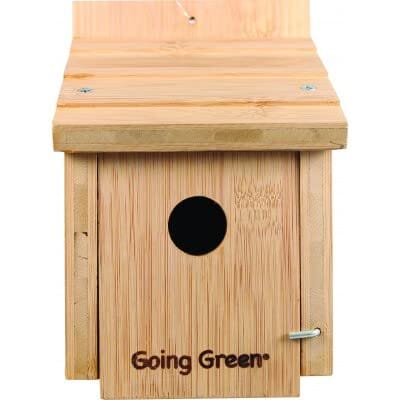 Audubon Deluxe Bamboo Wren Wild Bird House - Natural - 5.75 X 5.5 X 8 In