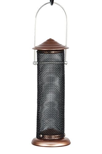 Audubon Mini Thistle Seed Wild Bird Feeder - Copper - .5 Lbs Cap