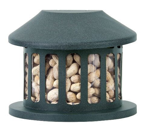 Audubon Squirrel Diner 2 Feeder - Green - 7.5 X 9.5 X 7.4 In