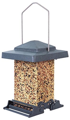 Audubon Vista Squirrel-Resistant and Metal Wild Bird Feeder - Green - 6 Lbs Cap