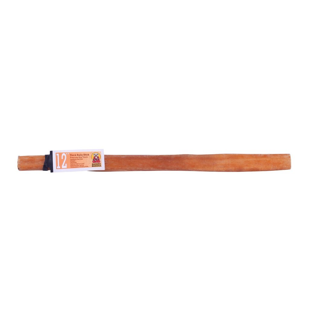Barking Buddha Thick Dog Bully Sticks - 12 Inch