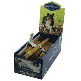 Barkworthies Chicken Wrapped Collagen 6" Sticks for Dogs - 50 ct Bulk - Case of 1