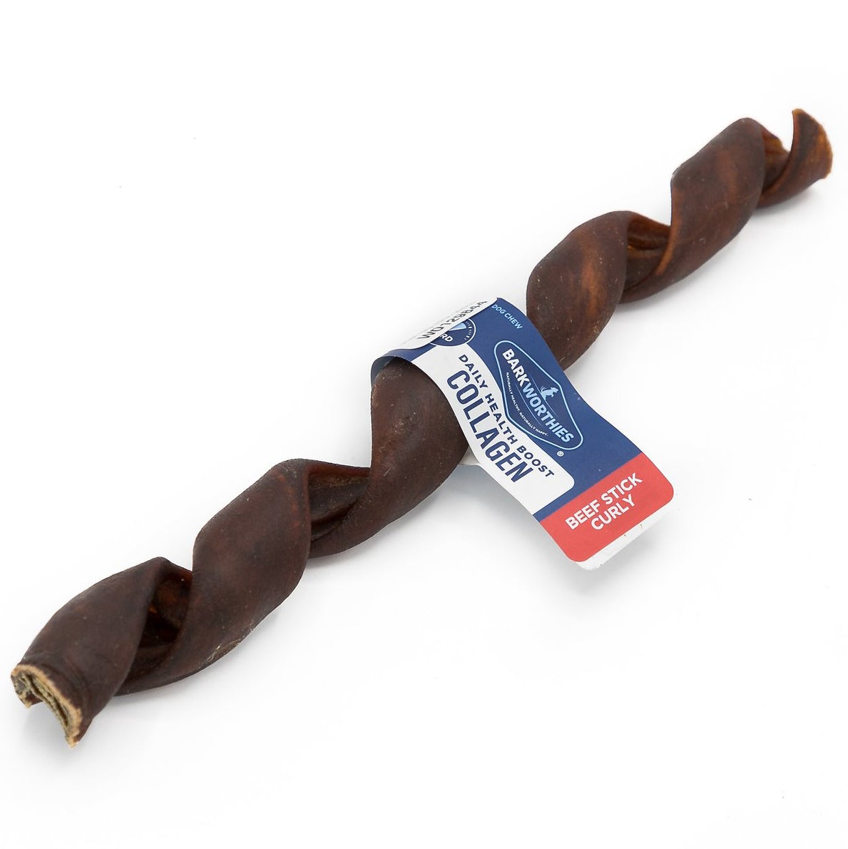 Barkworthies Collagen 9" Curly 20 ct Case Sticks for Dogs - Case of 1