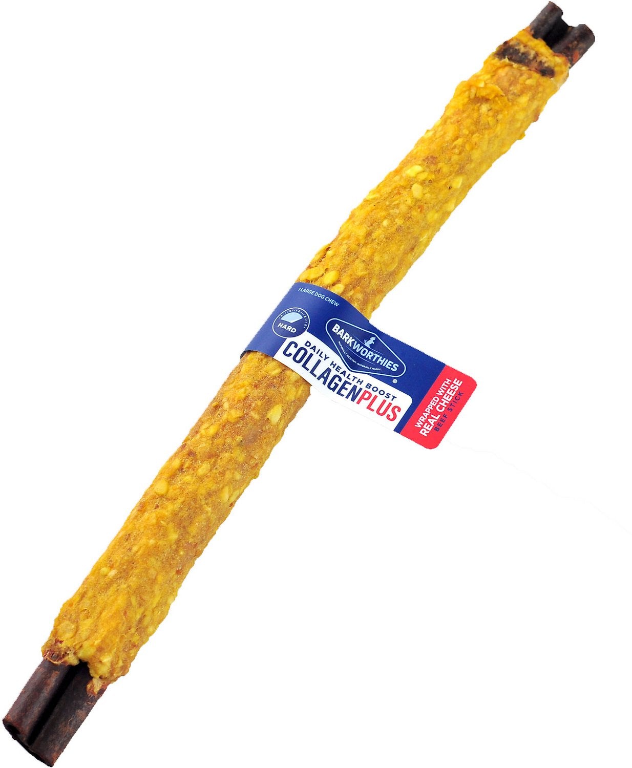 Barkworthies Collagen Cheese 12" Sticks for Dogs - 25 ct Case - Case of 1