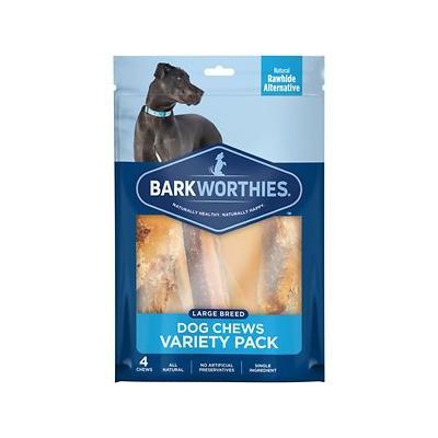 Barkworthies Large Variety Pack Dog Chew Treats -