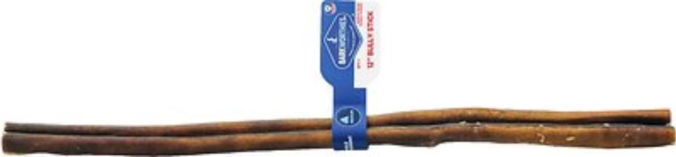 Barkworthies Naturally Scented Dog Bully Sticks 12" - 35 ct Case - Case of 1