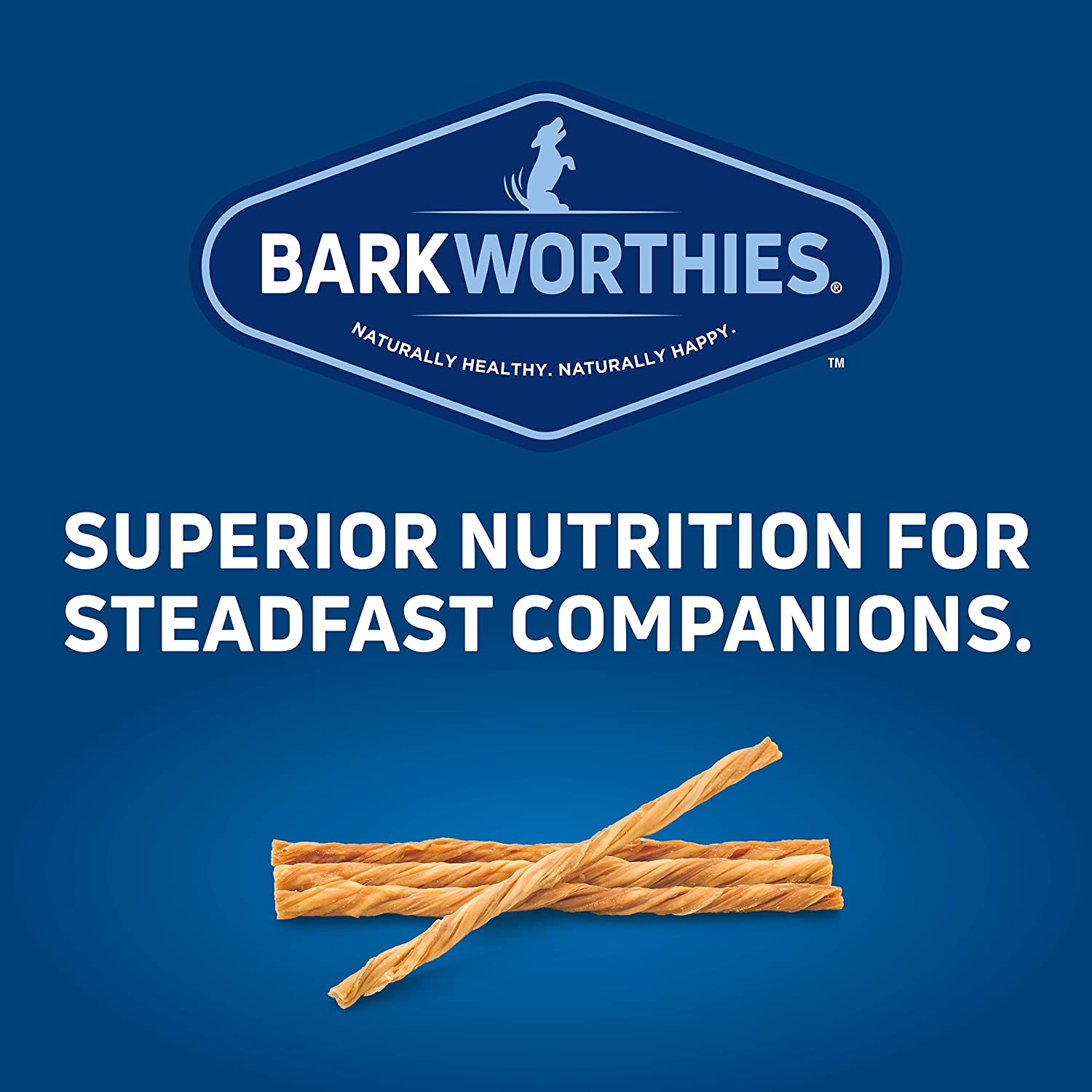 Barkworthies Tripe Twist Large 1lb Natural Dog Chews -