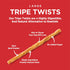 Barkworthies Tripe Twist Large 1lb Natural Dog Chews -