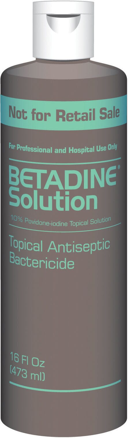 Betadine Solution Veterinary Supplies Clean Sanitize & Misc - 16 Oz