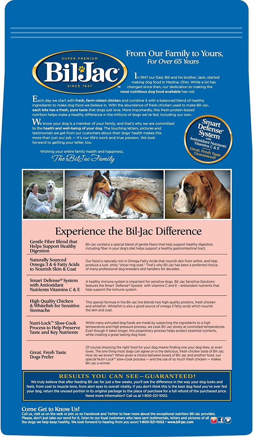 Bil-Jac Sensitive Solutions Dry Dog Food - Chicken - 6 Lbs