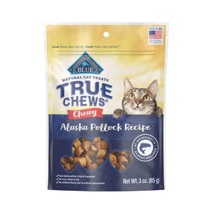 Blue Buffalo True Chews Natural Alaskan Pollack Chewy Cat Treats - 3 Oz