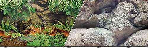 Blue Ribbon Double-Sided Rainforest/Boulder Aquarium Background - 19 In X 50 Ft
